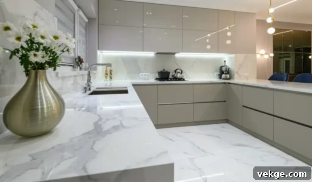Advantages of White Marbles for Your Kitchen