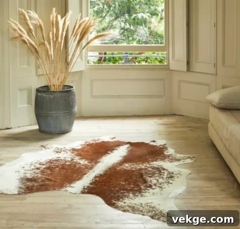 Understanding the Allure of Genuine Cowhide Rugs