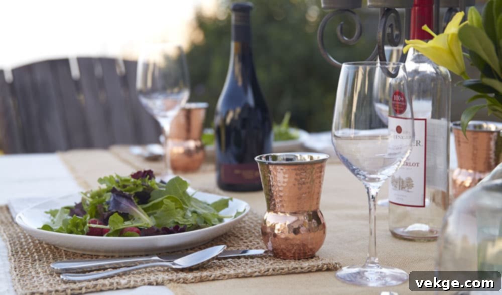 Wine at a Springtime Event at Your Home