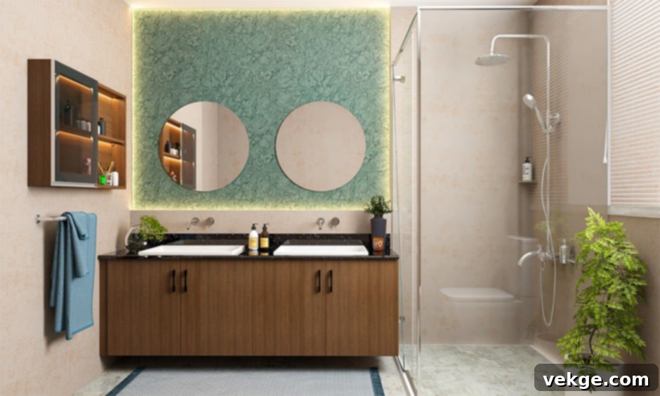 Space-Saving Vanities for compact Nashville bathrooms
