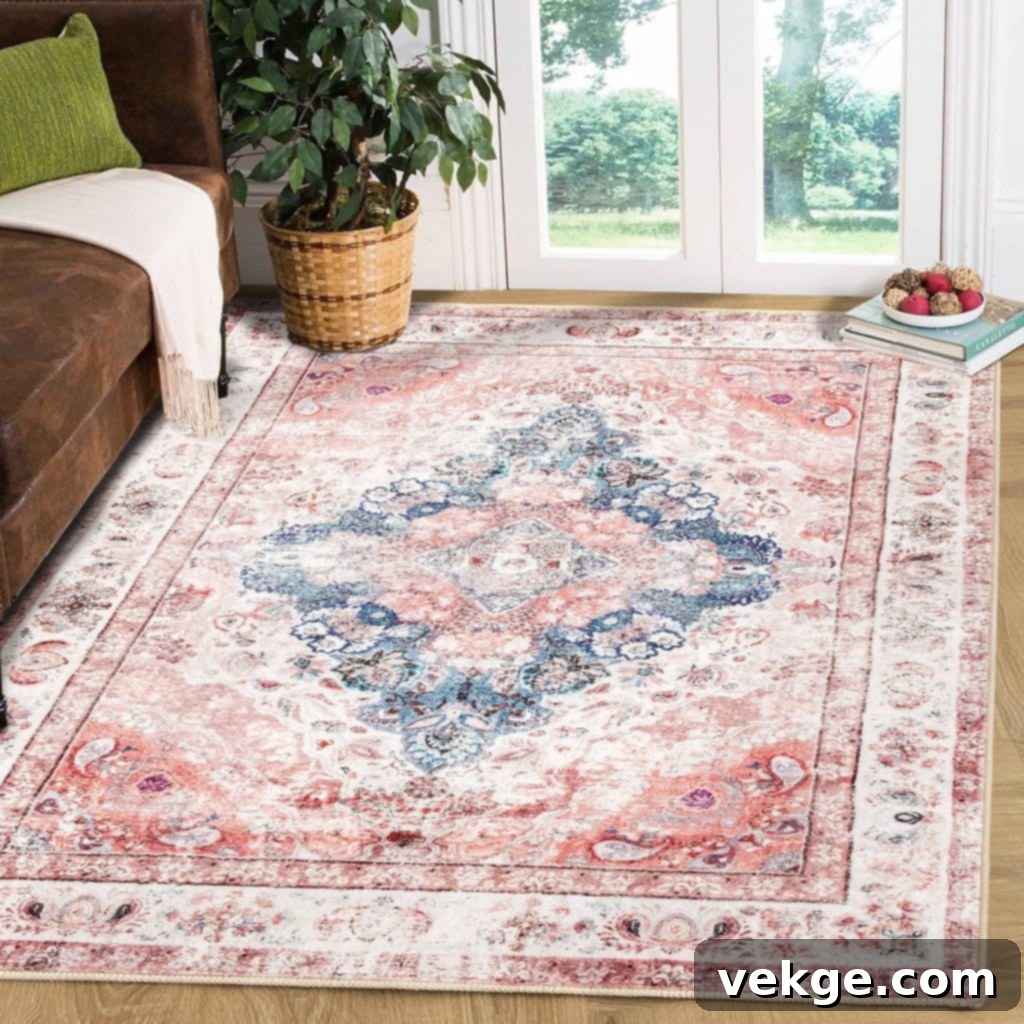 Think Pink: Washable Rugs for Every Style
