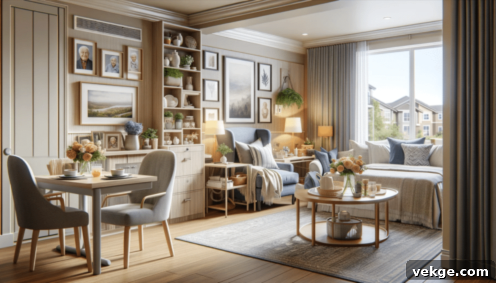 Designing a Cozy Living Room in an Assisted Living Apartment