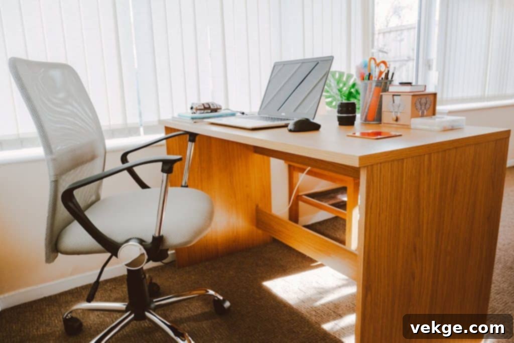 An Adjustable Office Chair