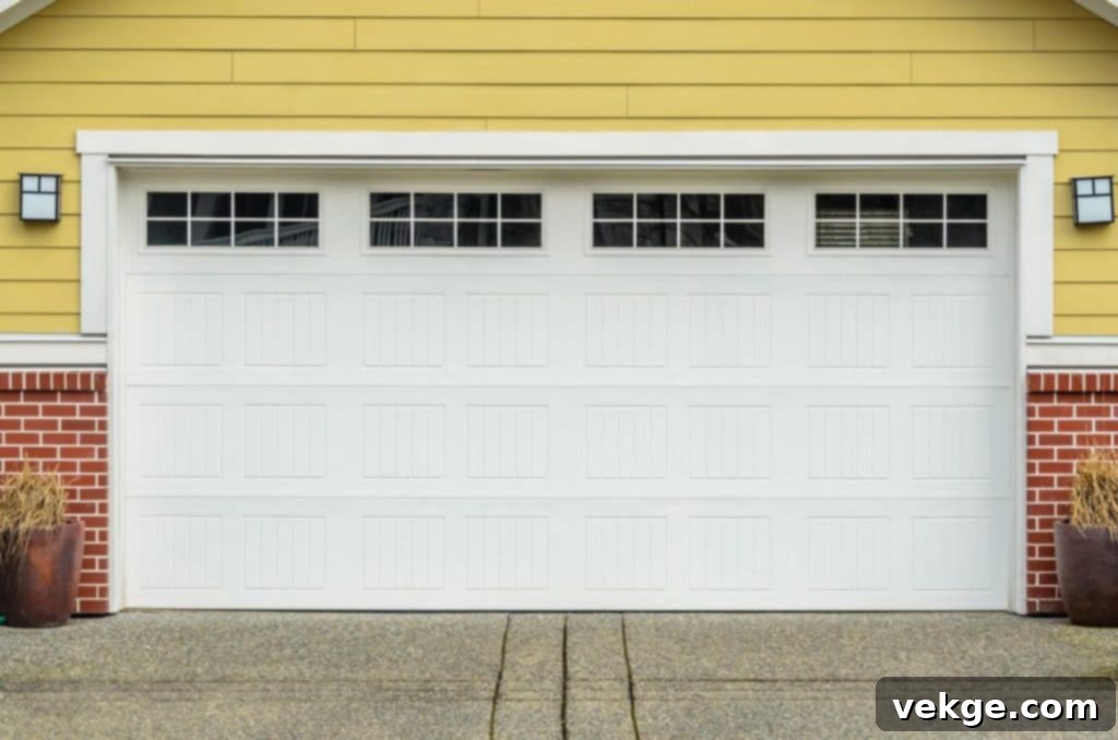 Upgraded Garage Doors