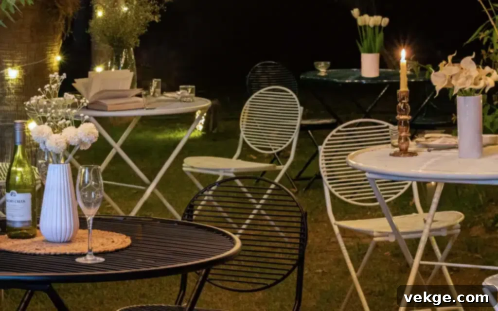 Foldable Seats and Tables