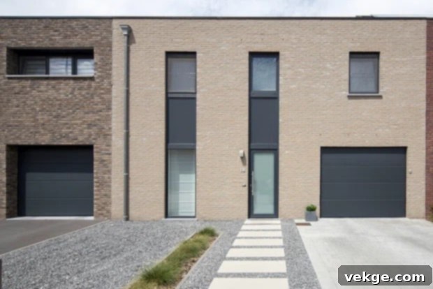 Modern Roller Garage Door for Enhanced Home Security