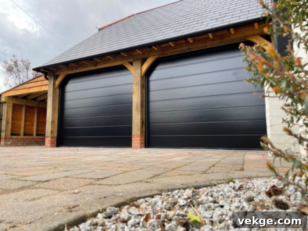 Customizable roller garage doors in various styles and colors
