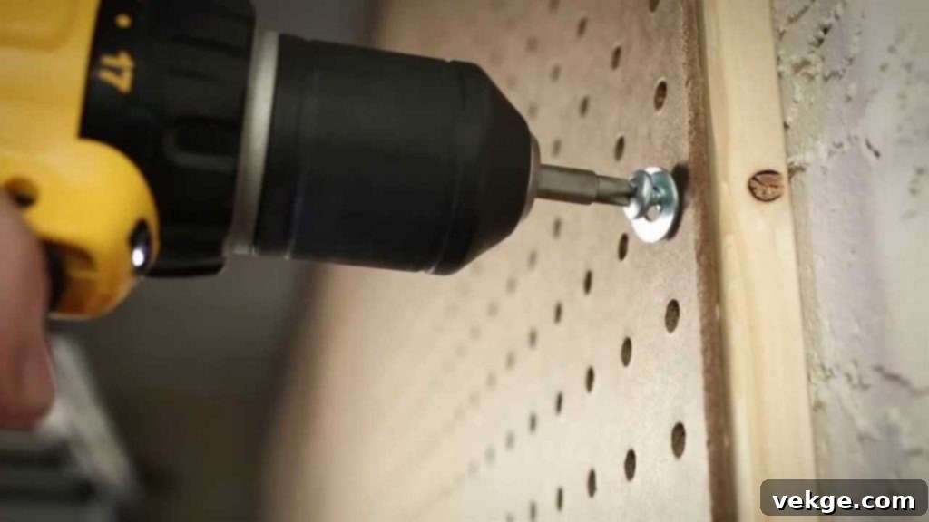 Install a Pegboard