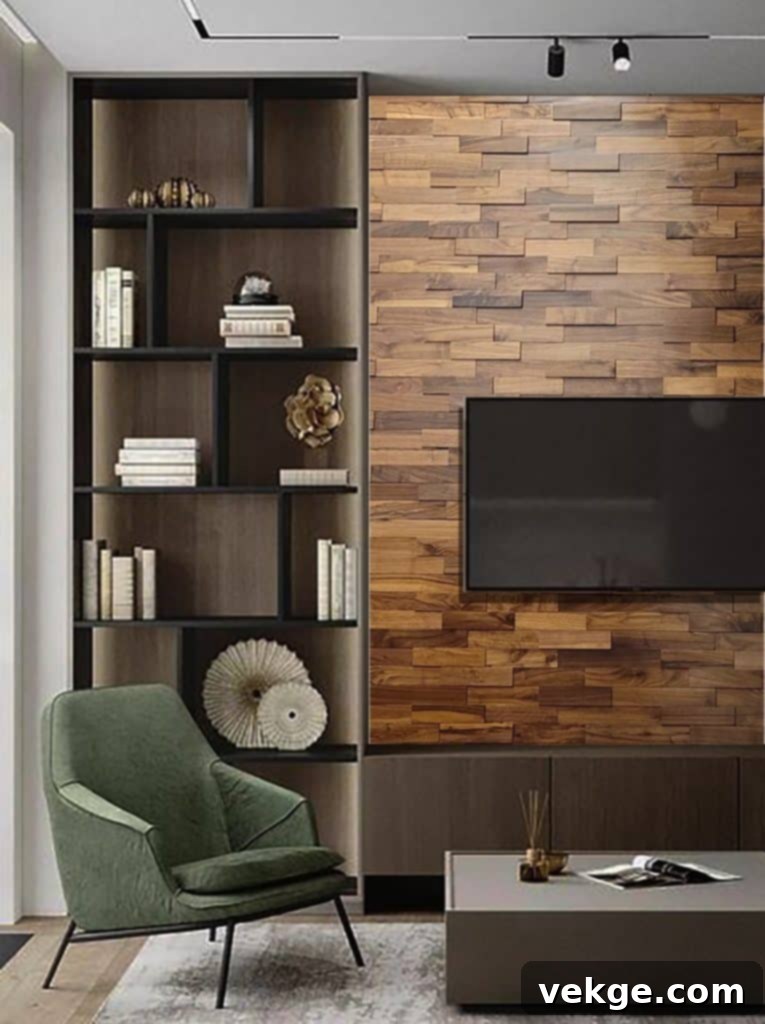 3D Mosaic Wood Panels