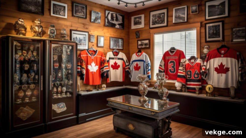 Sports Memorabilia as Decor