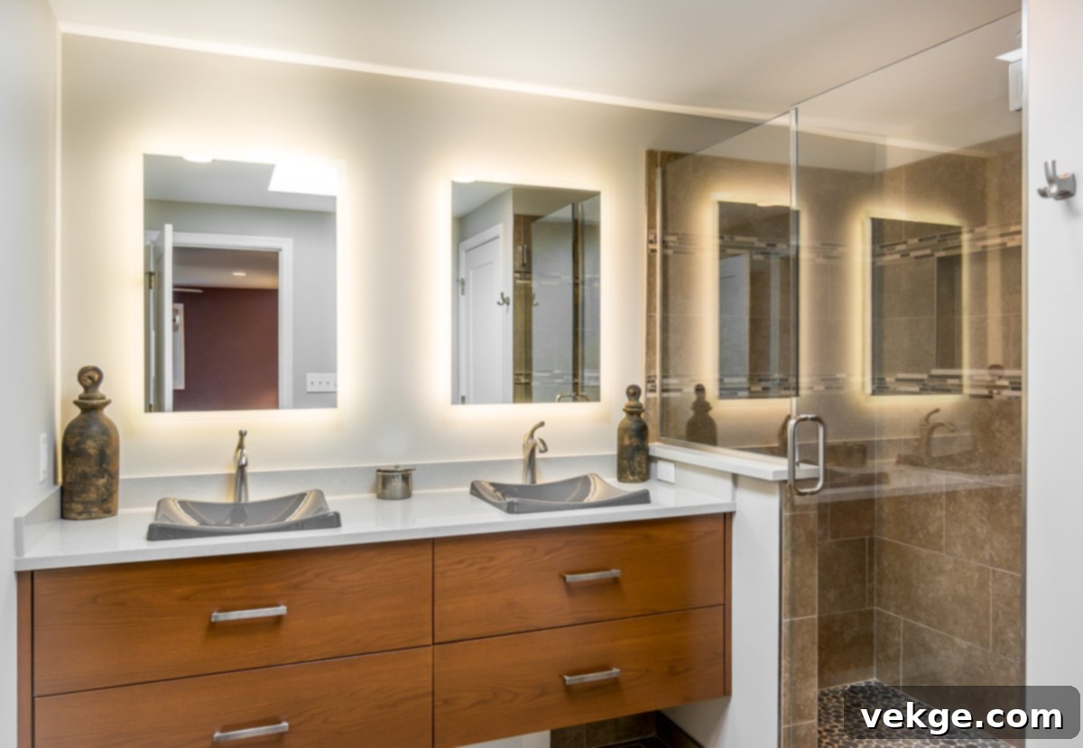 Defining Renovation and Remodel - A well-designed modern bathroom