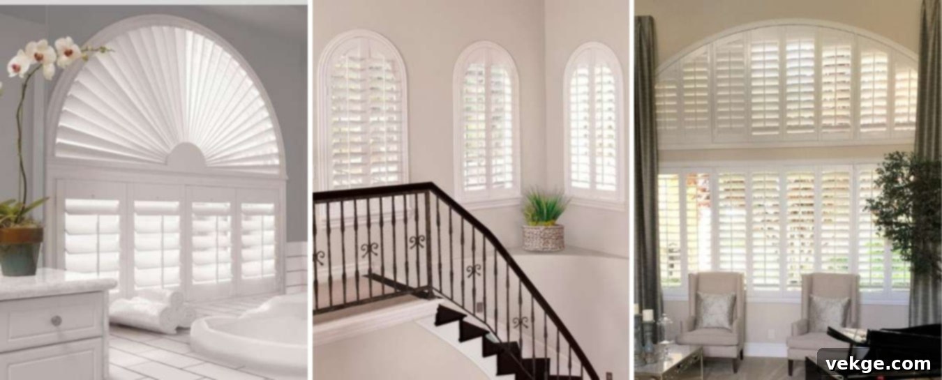 Custom interior shutters enhancing a home's window design