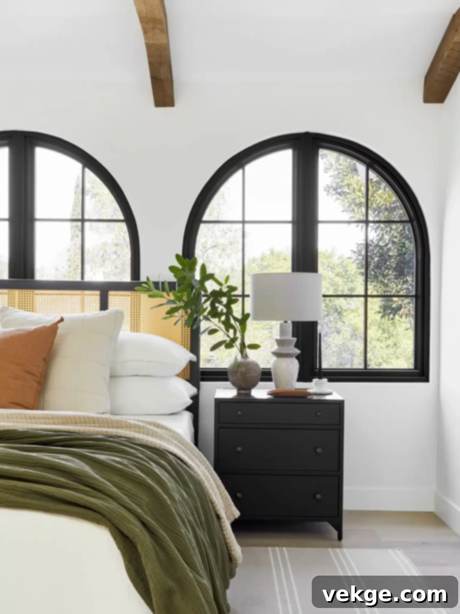 Match the Lamp Size to Your Nightstand