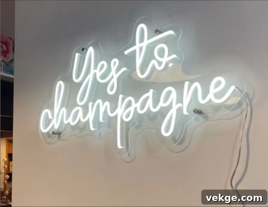 Stylish Custom Neon Name Sign in a Contemporary Living Area