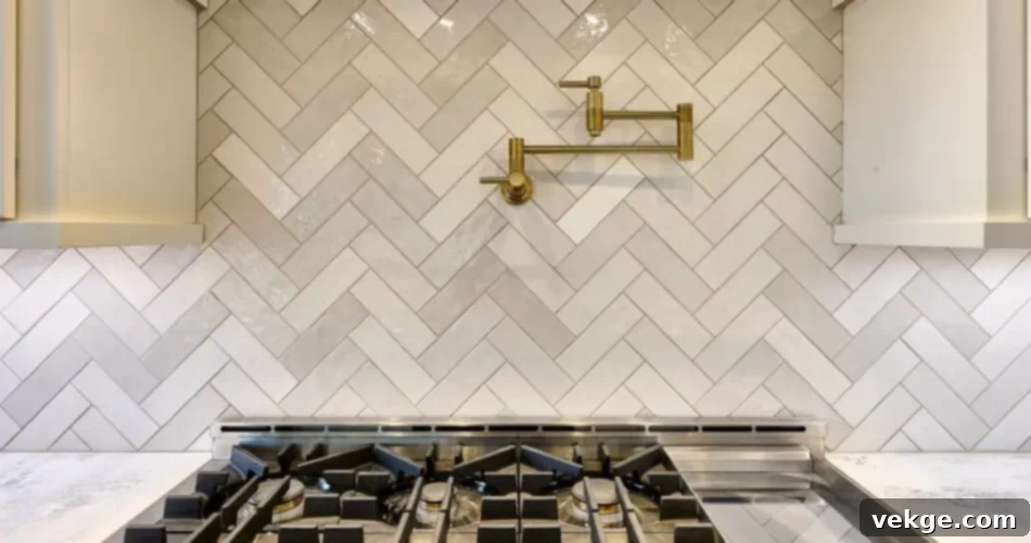Custom Backsplash with Tile Adhesive