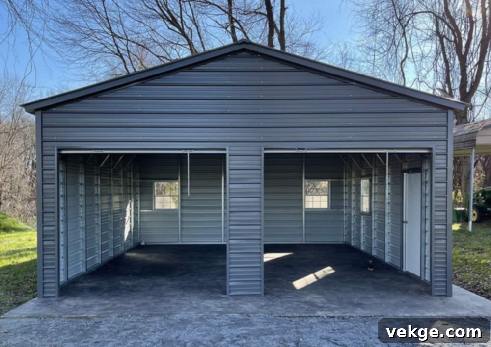 You Can Customize a Metal Detached Garage