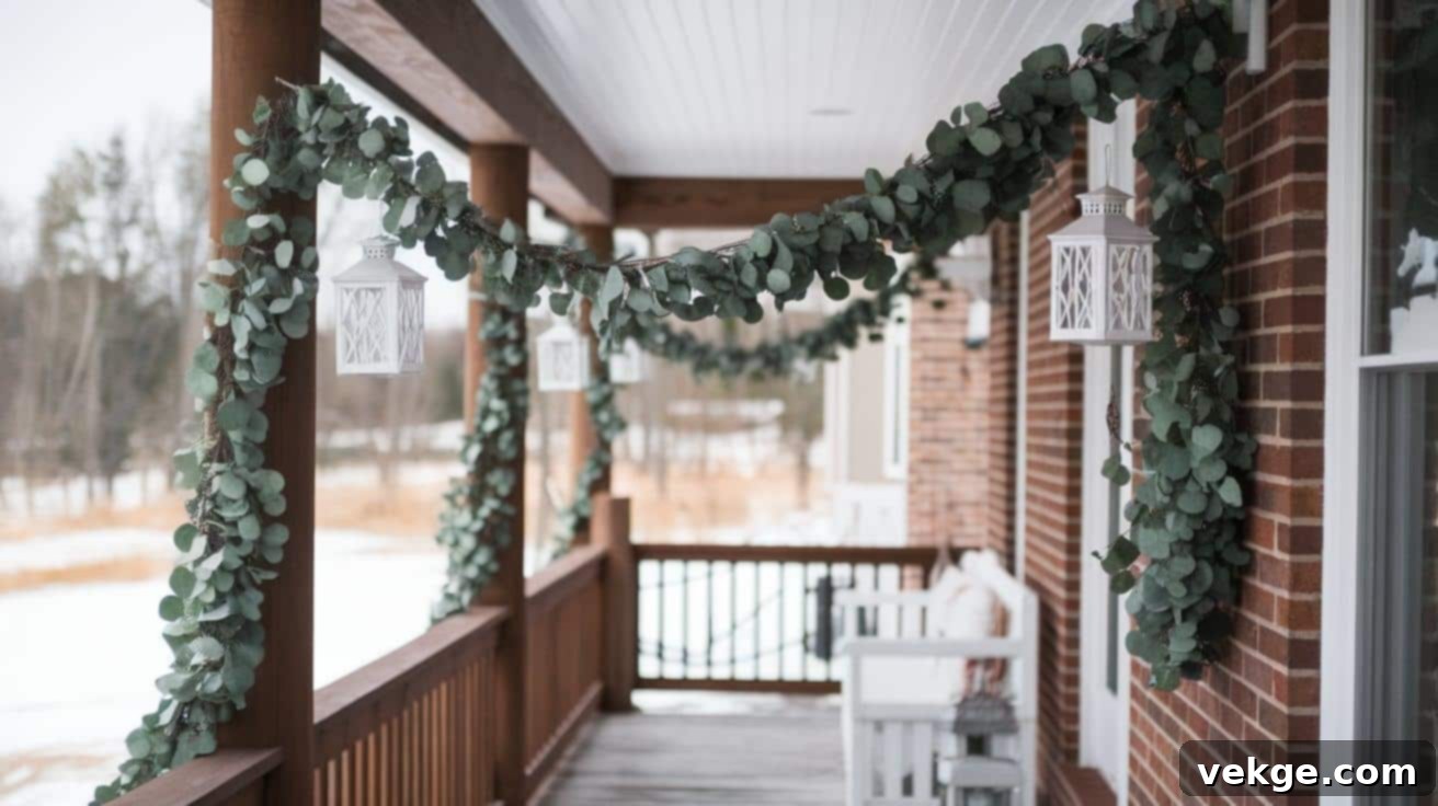 Decorate with Fresh Eucalyptus Garlands for Winter