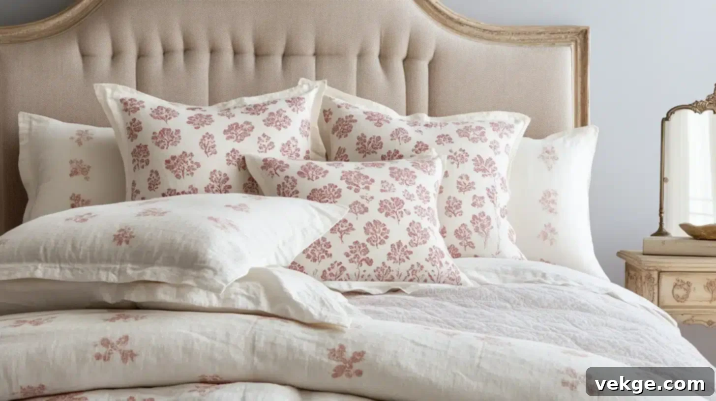 Pink Reverie Romantic Floral Pillow Sham