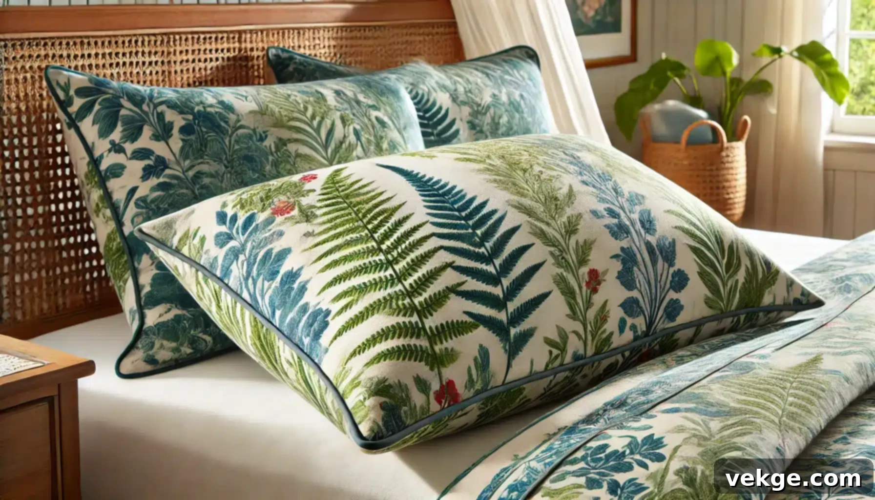 Forest Whisper Nature Design Pillow Cover