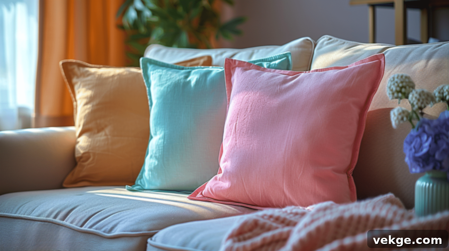 Solid Colors Throw Pillow Cover