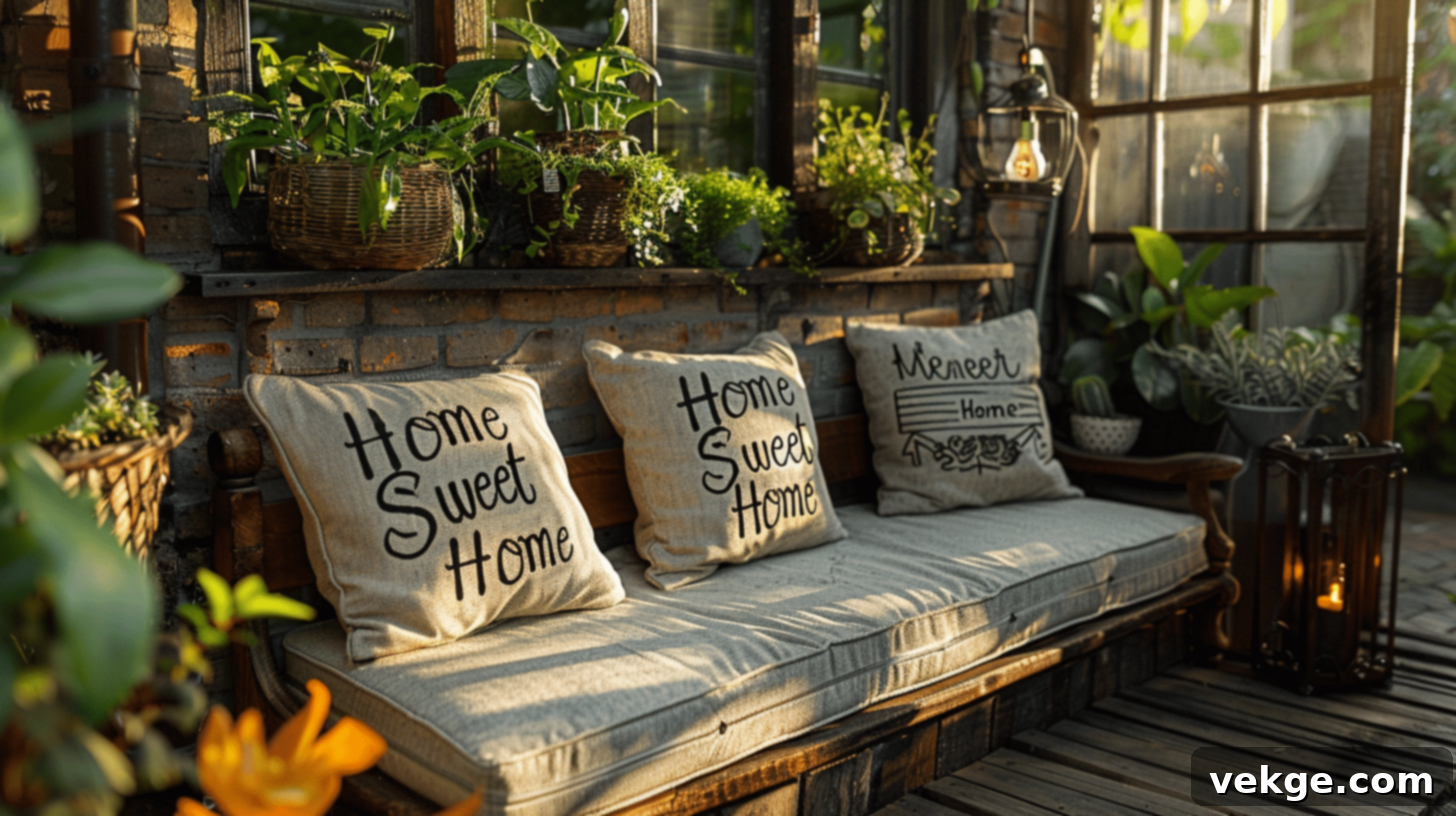 Sayings Throw Pillow Cover