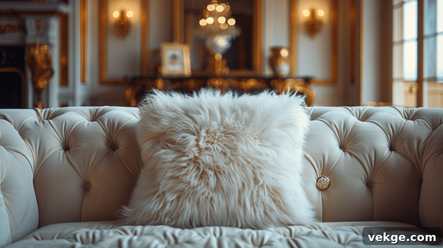 Faux_Fur Throw Pillow Cover