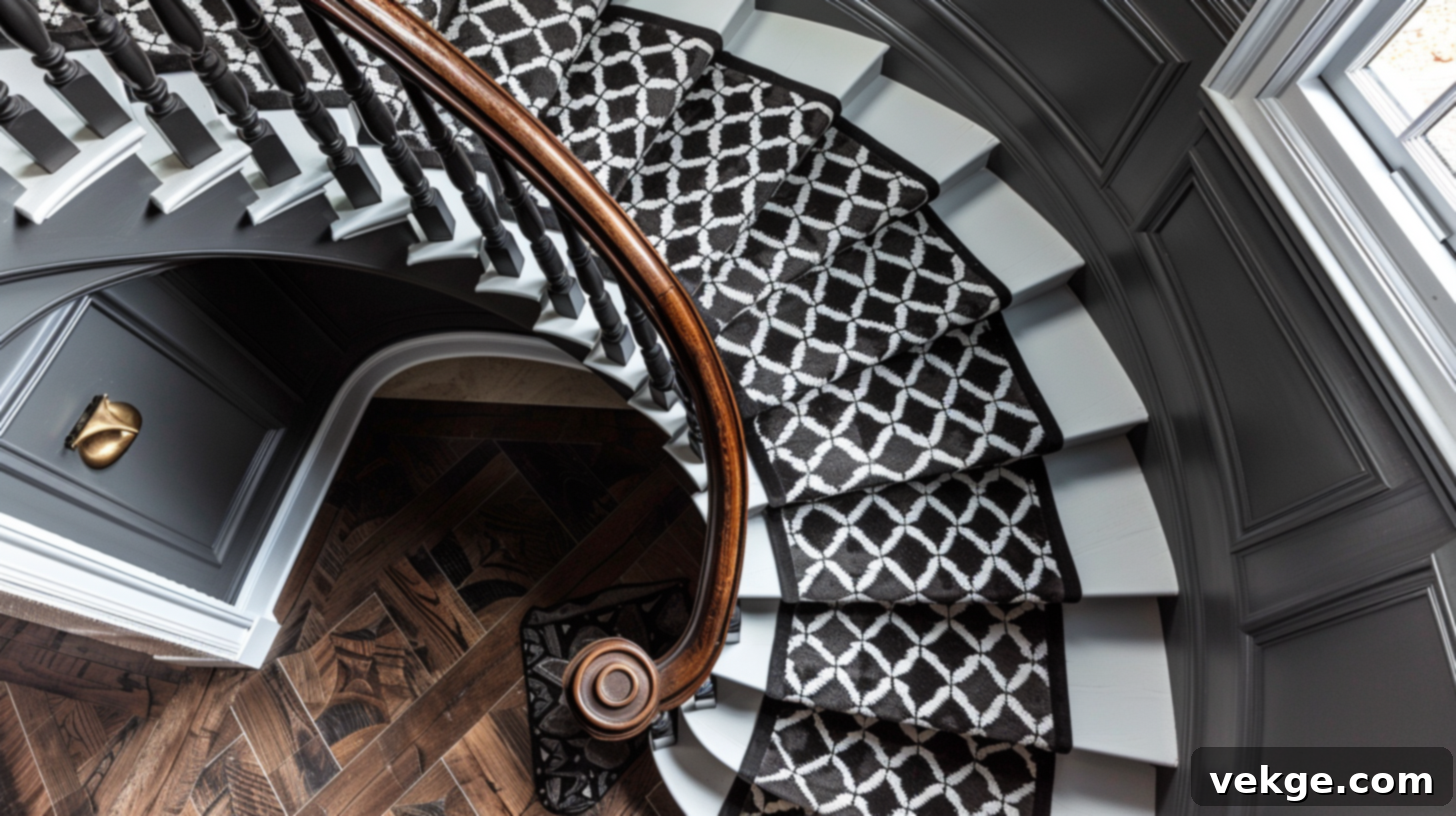 Art Deco Inspired Staircase Runner