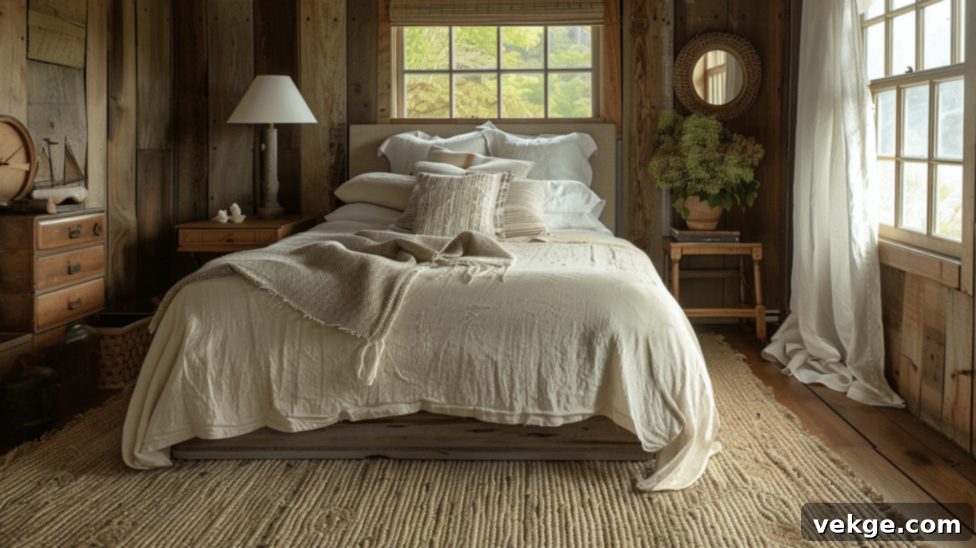Rugs in a Cottage Bedroom