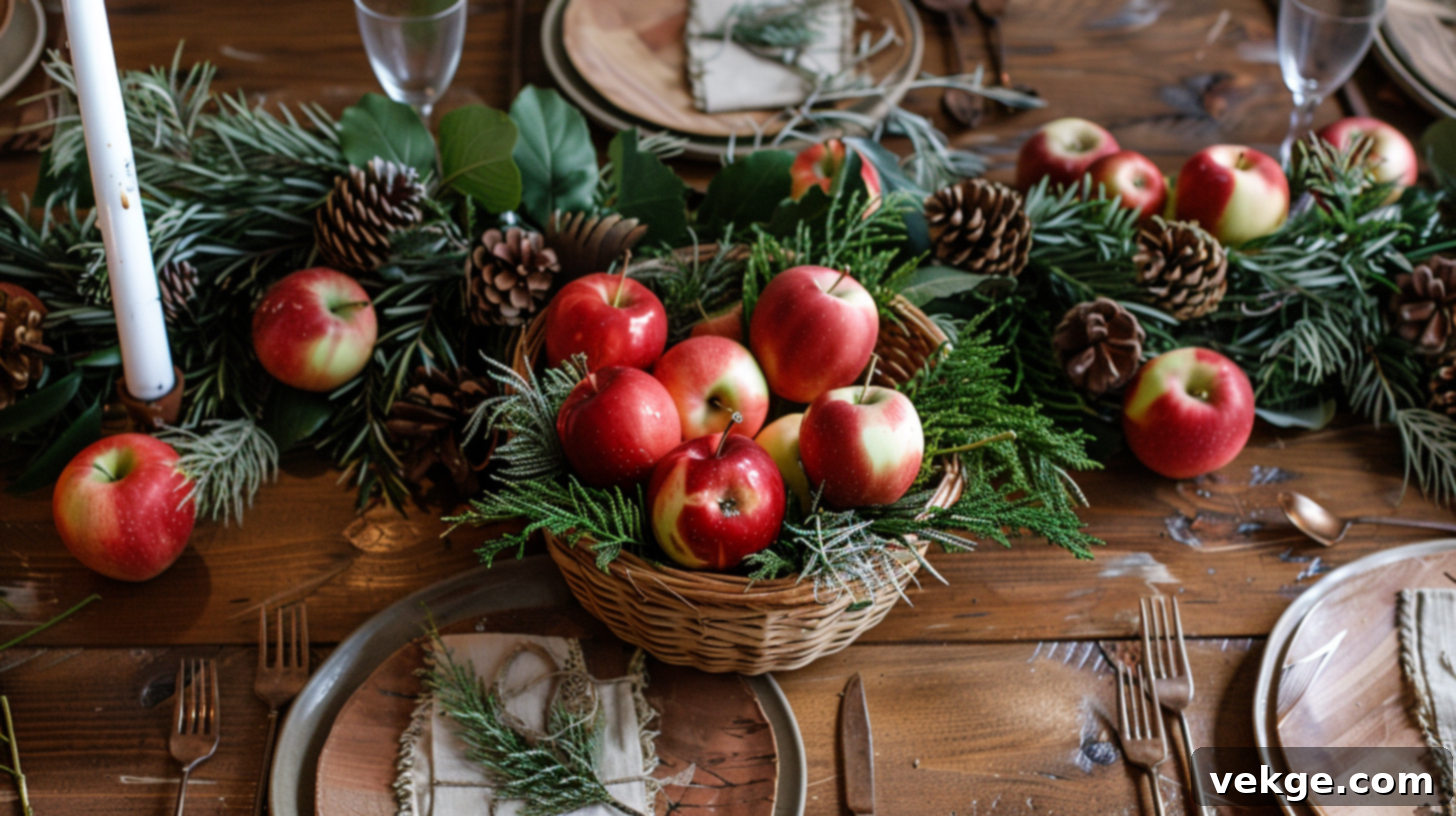 Harvest Season Porch Decor Ideas 6 Charming Apple Basket Door Hanger with Pinecones and Greenery for Fall