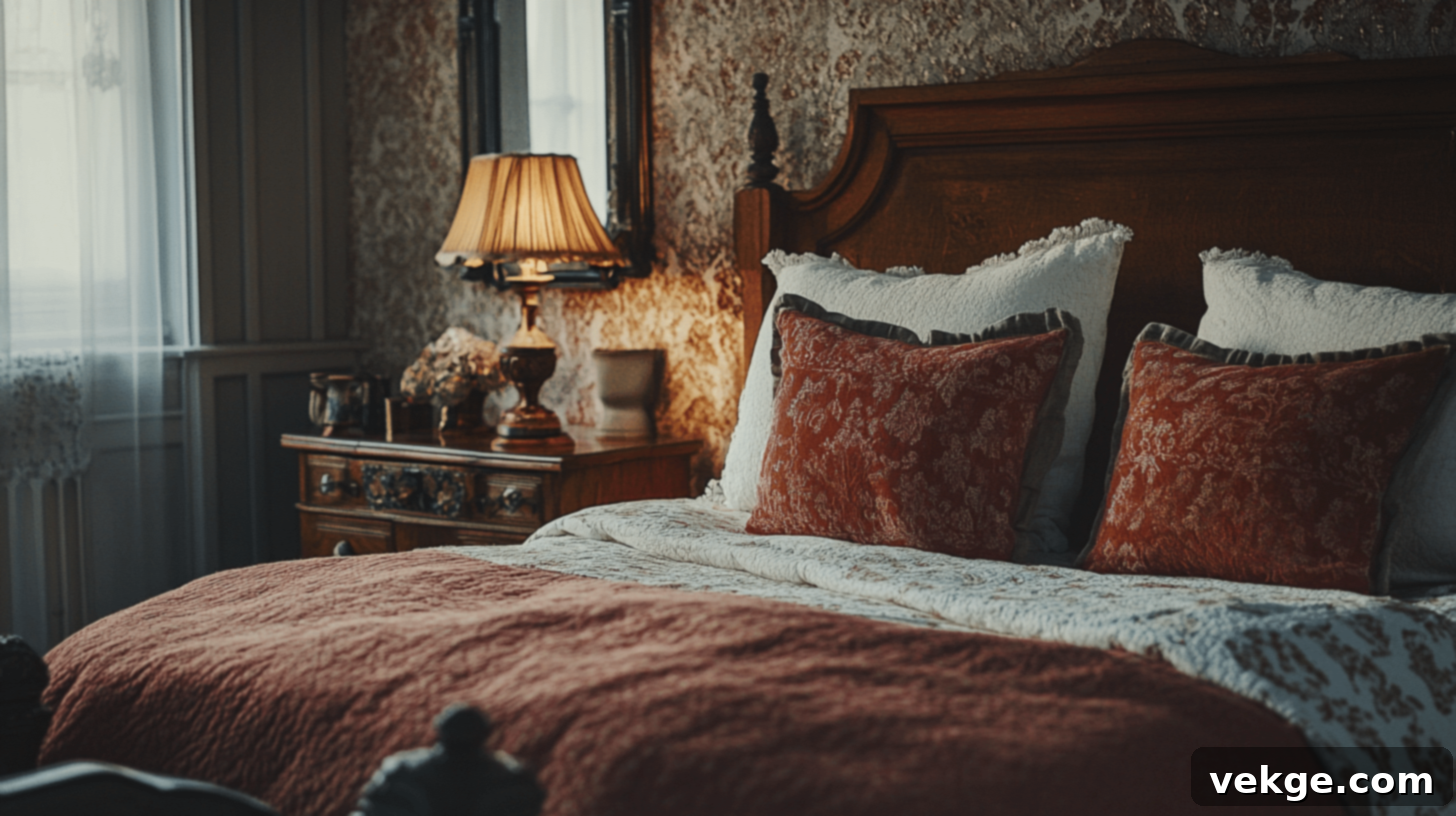 Antique Lamps for Cozy Fall Bedroom Lighting