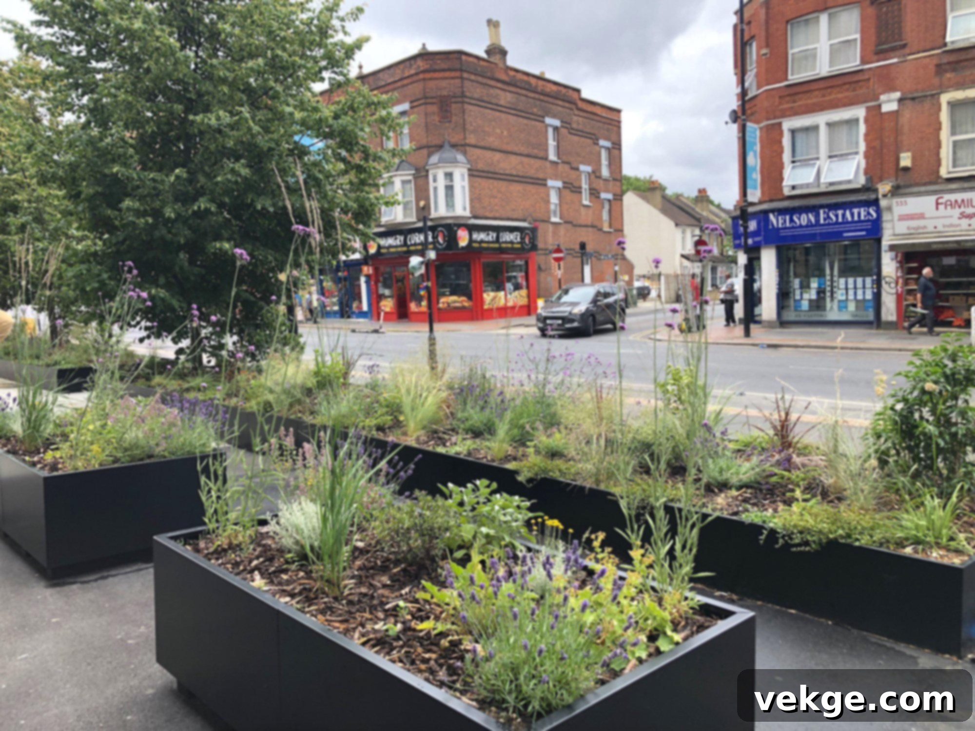 Rainwater Collection Planters for Sustainable Watering
