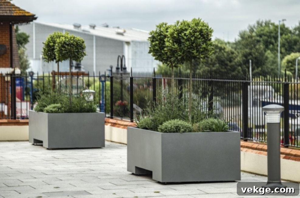 Wind-Resistant Planters for Exposed Gardens
