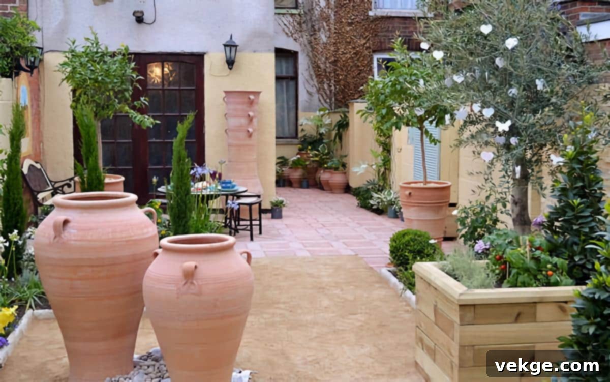 Mediterranean Style Planters for Sun-Drenched Gardens