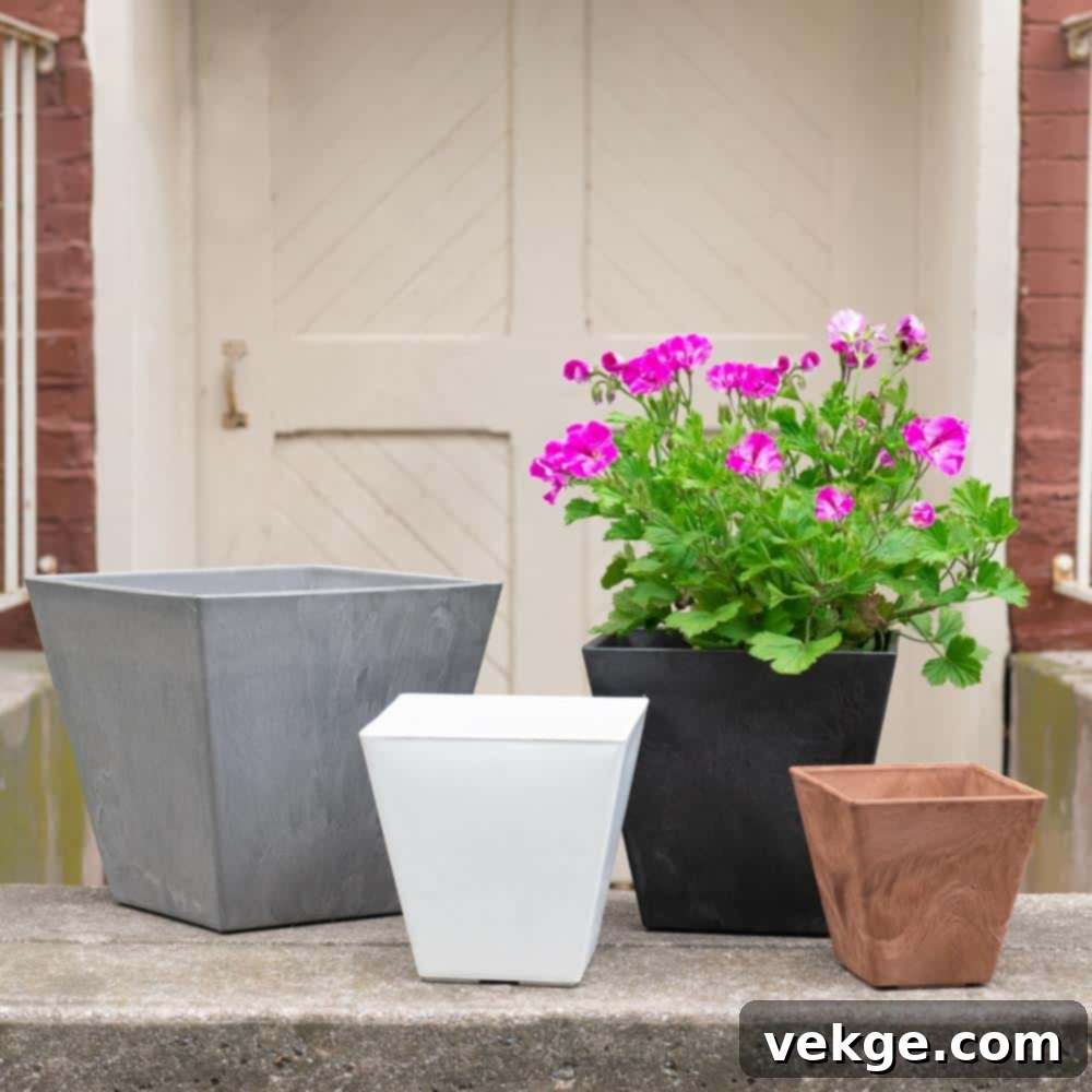 Square Planters for Balanced Garden Designs