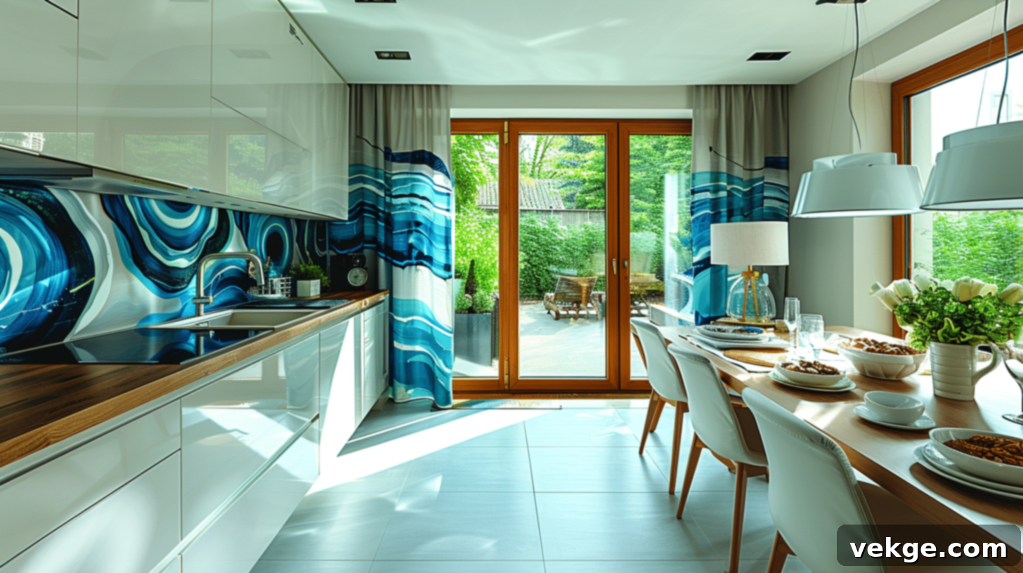 Spray_Painted_Kitchen_Curtains