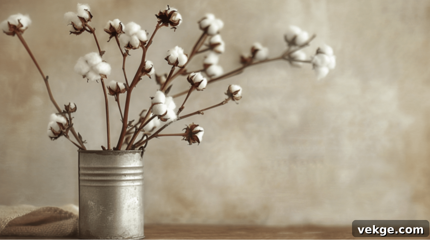 Antique Tin Can Vase for Rustic Floral Arrangements