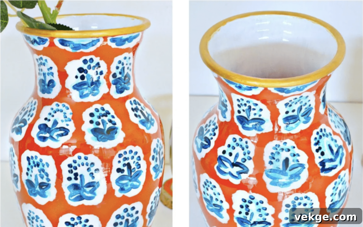 DIY Anthropologie Knock-Off Vase from Plain Containers