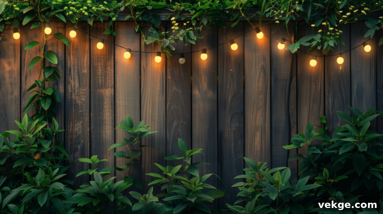 String_Lights_On_Wooden_Fence