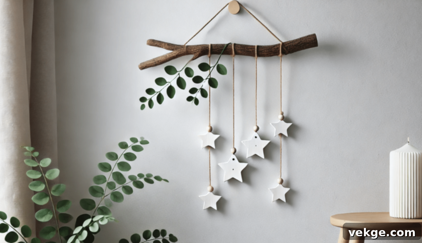 Minimalist DIY Tiny Star Wall Hanging