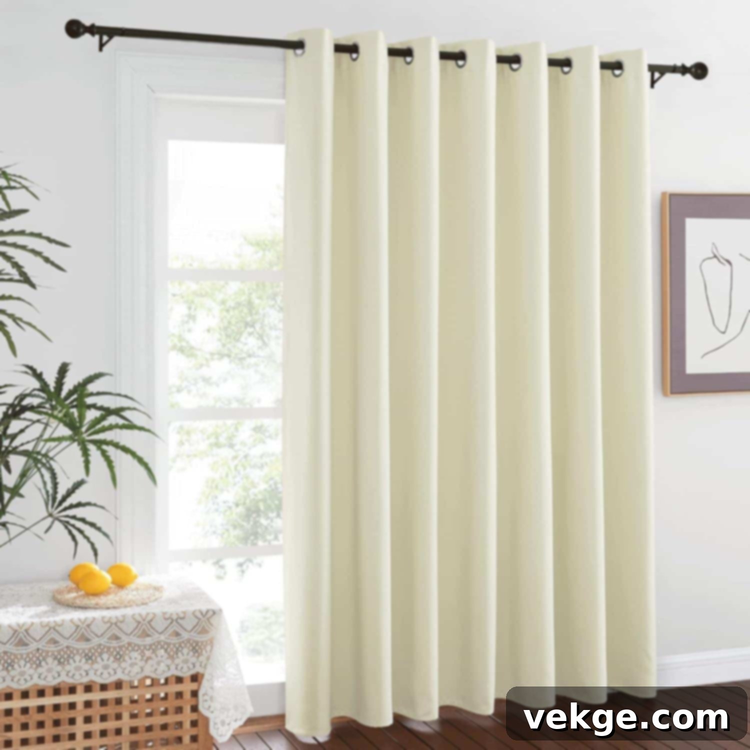 NICETOWN_Blackout_Sliding_Door_Curtains
