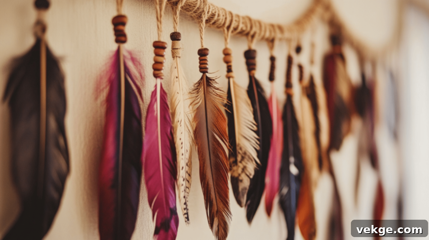 16 Inspiring Feather Decor Ideas 14 Feather Wall Hangings