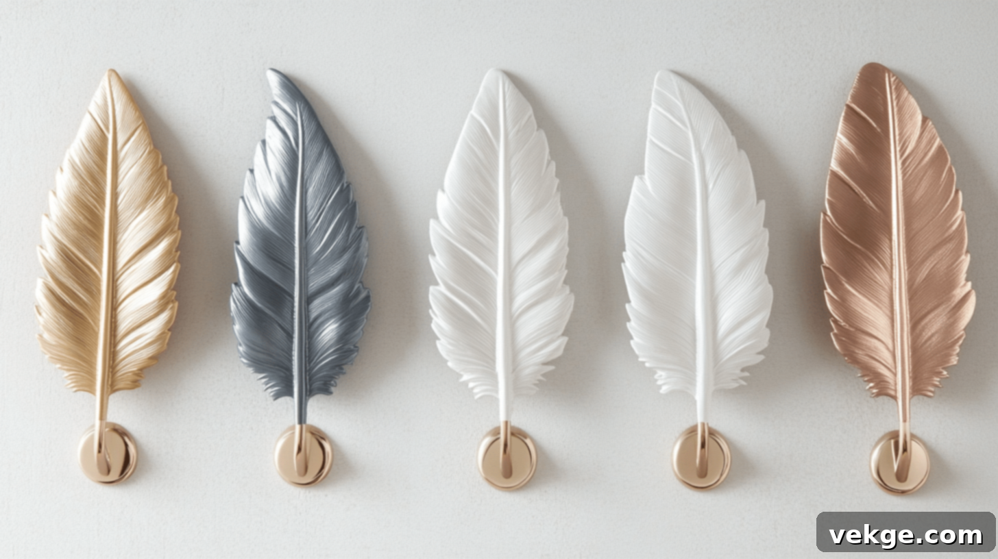 16 Inspiring Feather Decor Ideas 9 Feather Wall Hooks