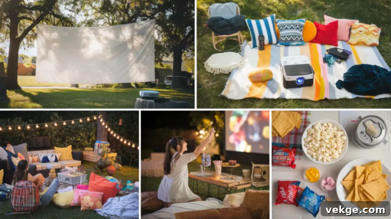 Outdoor Movie Night (Budget Approx. - $200-$300)