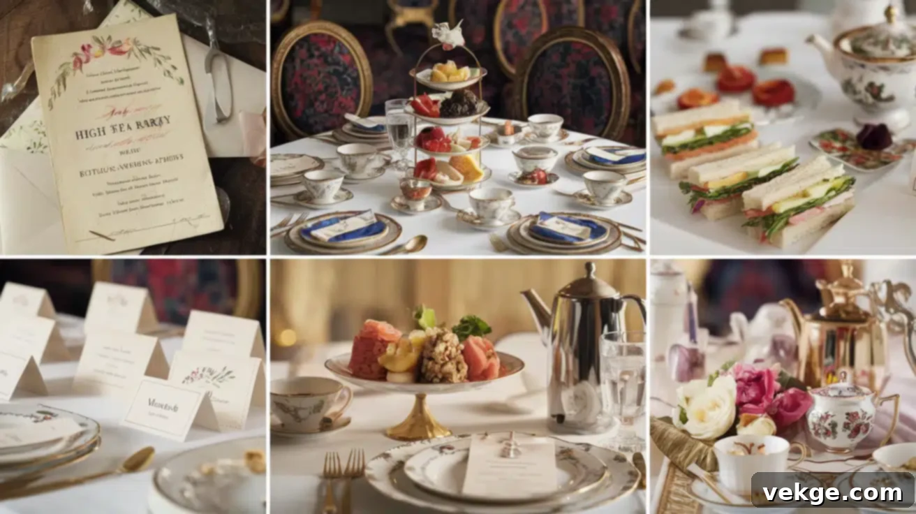 High Tea Party (Budget Approx. - $200-$300)
