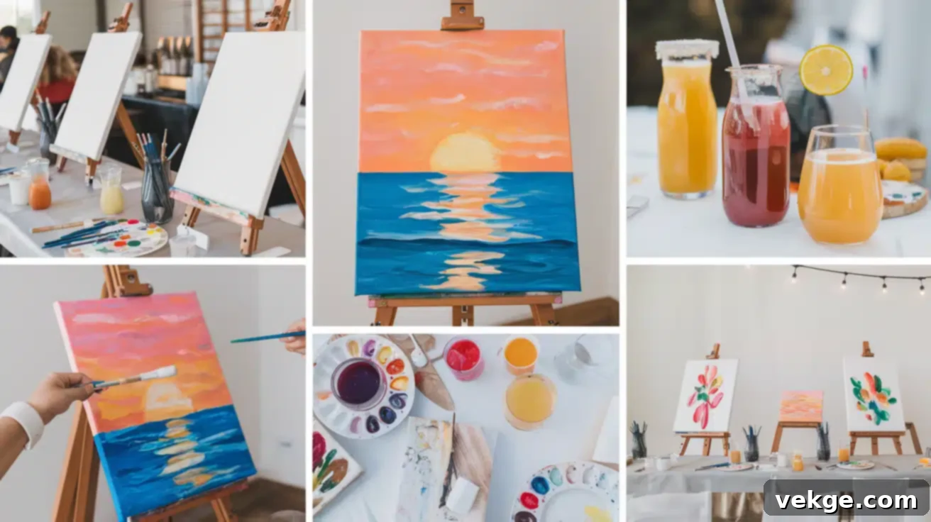 Paint and Sip (Juice) (Budget Approx. - $200-$300)