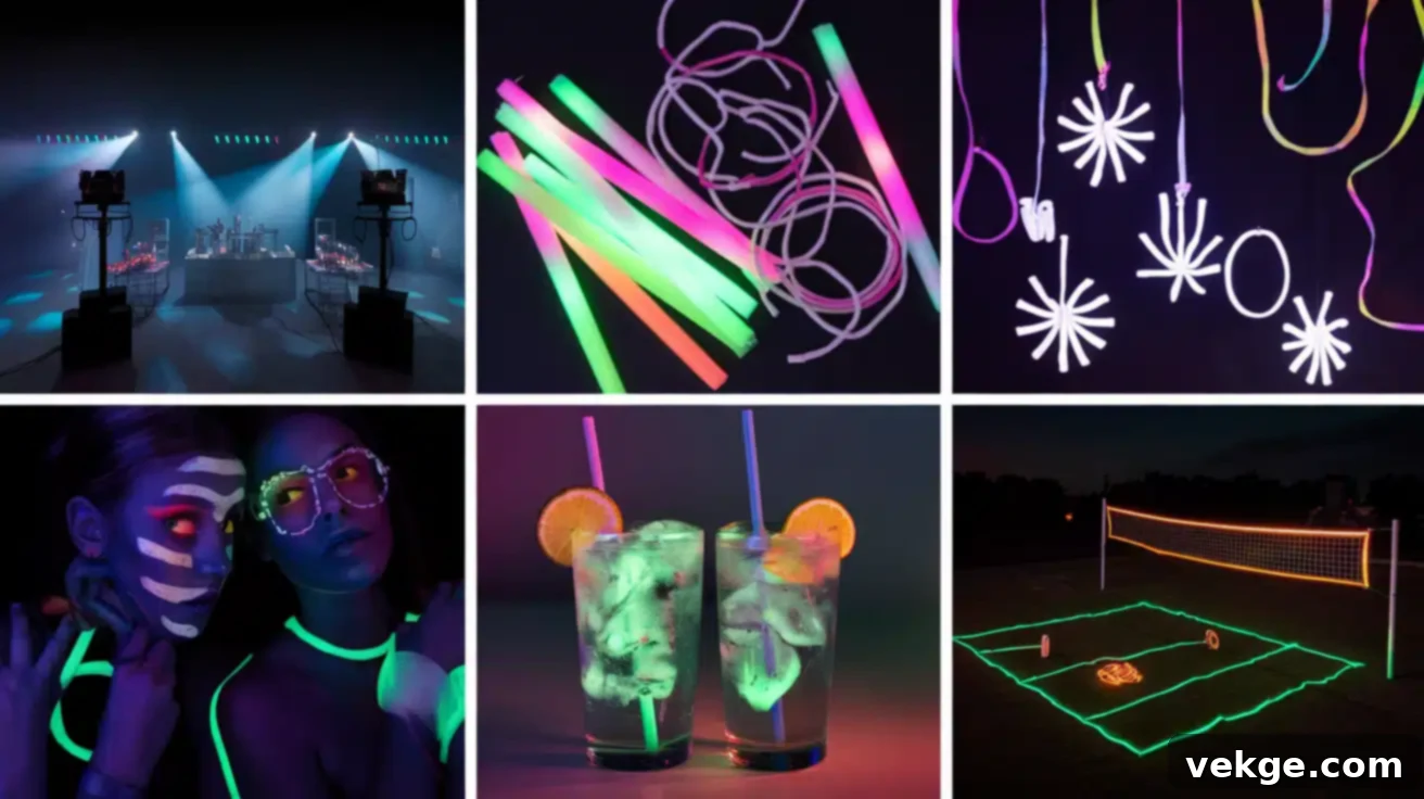 Glow-in-the-Dark Party (Budget Approx. - $150-$250)