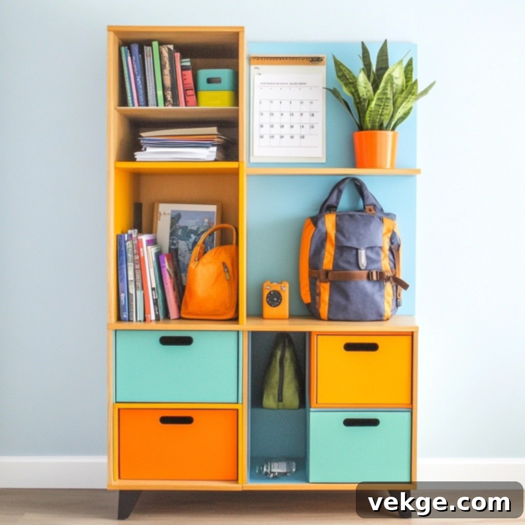 DIY Backpack Storage and Organizer