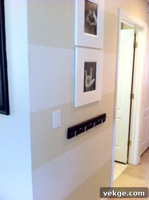 Simple Backpack Station for Small Entryways