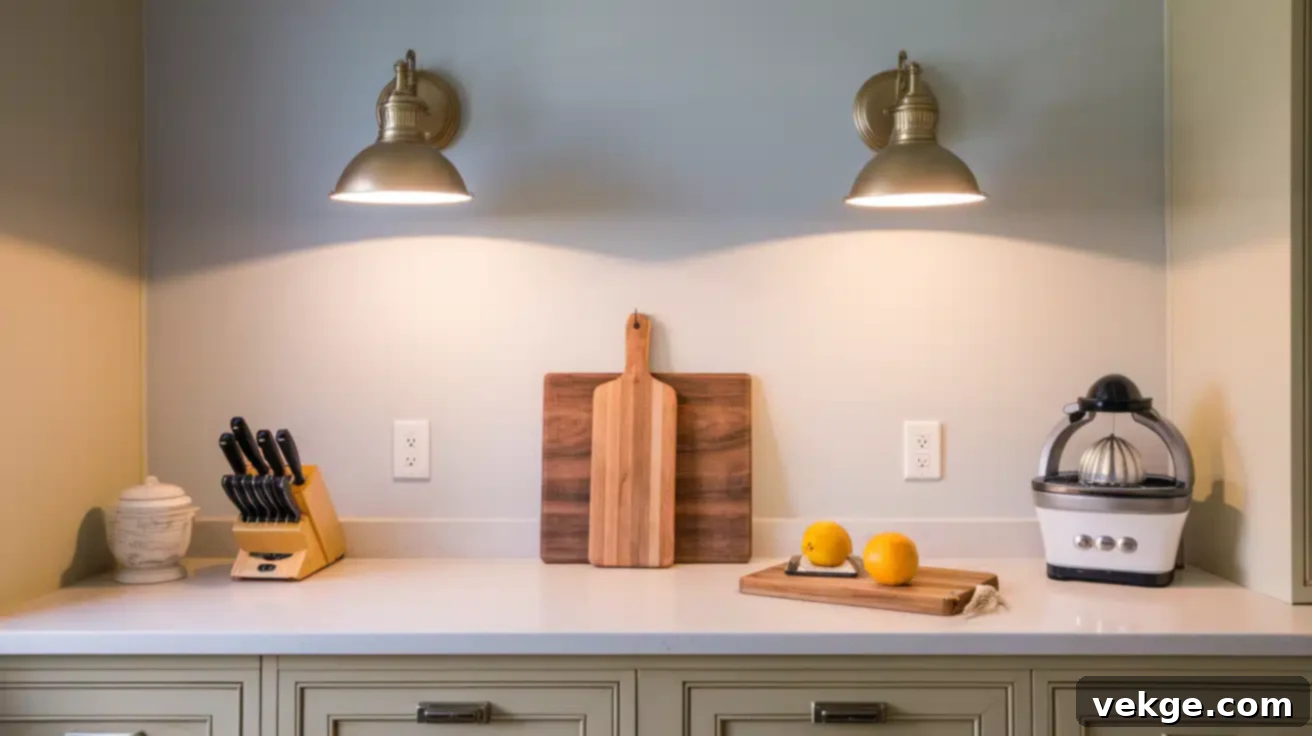 Wall Sconces for Accent Lighting in kitchen