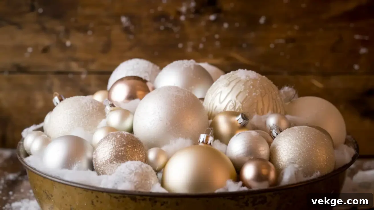 Snowy Ornaments